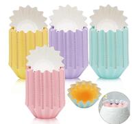 Hiuyavy Wax Melt Liners, 200PCS Reusable Wax Melt Cases, Candle Popper Liner, Candle Wax Warmer Liner Leakproof Wax Tray for Candle Warmer