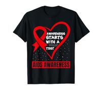 HIV Awareness Red Ribbon World AIDS Day Fighters T-Shirt