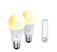 Hive 852000 Smart Lighting EUK-2x Dimmable E27 & Motion Sensor, White