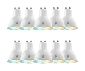 HIVE Active Light Cool to Warm White Bulb - GU10, Pack of 10, White