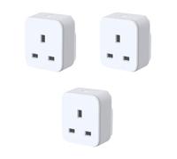 Hive Active Plug With Signal Booster Feature, Works With Hive Hub, 3 Pack, White, UK