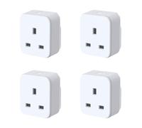 Hive Active Plug With Signal Booster Feature, Works With Hive Hub, 4 Pack, White, UK
