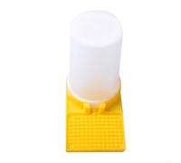 Hive Entrance Bee Feeder Adaptor That Supports Safe Sugar Water While Reducing Risk of Drowning and Unauthorized Foraging
