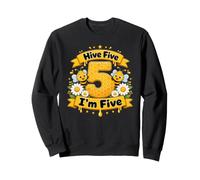 Hive Five I'm Five Bee 5th Birthday 5 Years Old Sweatshirt