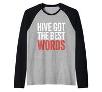 Hive Got The Best Words Spelling Competition Student |- Raglan Baseball Tee