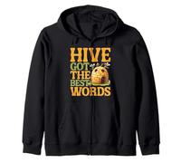 Hive Got The Best Words Spelling Competition Student Zip Hoodie