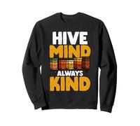 Hive Mind Always Kind - Positive Beekeeper Kindness Sweatshirt