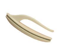 Hive Nail Buffer Chamois 12cm - Concave with Plastic Handle - HBA1320