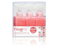 Hive Of Beauty Waxing Peach Low Melt Paraffin Spray Therapy Treatment 80g x6