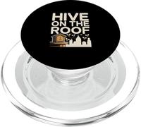 Hive on the Roof Beekeeper Urban Beehive PopSockets PopGrip for MagSafe