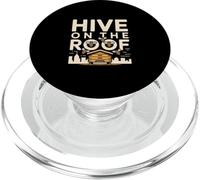 Hive On The Roof Beekeeping Urban Apiary Bee PopSockets PopGrip for MagSafe