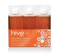 Hive Options Classic Warm Honey Wax Roller Depilatory Wax Cartridges 80g - Pack of 6
