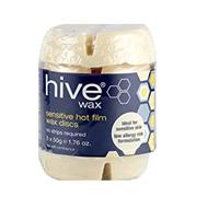 Hive Sensitive Hot Film Depilatory Wax Cream Discs 5 x 50g