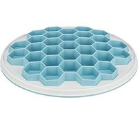 Trixie Slow Feeding Grey and Blue Food Plate Hive for Dogs - 30cm