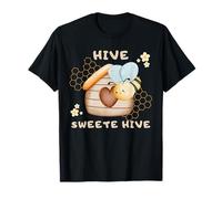 Hive Sweete Hive Bee Pun Cute Watercolor Honeybee Aesthetic T-Shirt