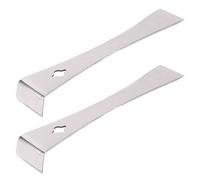 Hive Tool Set of 2 - 17cm Solid Stainless Steel Beekeeping Tool with J-Hook & Scraper for Frame Lifting, Propolis Removal & Hive Maintenance