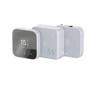 Hive V4 Mini Nano 3 852113 Smart Combi Boilers Thermostat, White Silver Effect