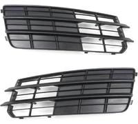Hiverni Double Bridge Grill For A7 2011-2015 Front Left Right Fog Lamp Cover Side Bumper Light Grille(1pair)