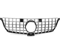 Hiverni Double Bridge Grill for Benz For W166 For ML300 ML320 ML350 ML400 ML500 ML550 2012-2015(Chrome)