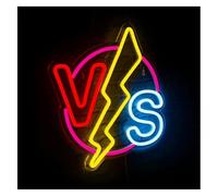 Hiverni Lighting VS Competition Neon Sign Wall Decor Game Families Friends Kids Party neon Light