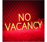 Hiverni No Vacancy LED Neon Sign for Wall Decoration Night Light for Hotel Party Home neon Light