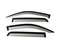 Hivernoi Car Headlight Eyebrows For Mitsubishi for Triton MQ MR L200 2015-2022 Door Visor Side Window Deflectors Sun Rain Guard(Sliver)