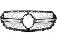 Hivernoi Fog Light Grilles Covers Grill for Benz For GLC X254 2022-2024+ GT Diamond Style Front for Radiator Grille(Black)