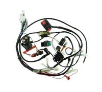 Hivernoi Motorbike parts cdi Full Electrics Wiring Harness CDI Ignition Coil Spark For 50cc 70cc 110cc 125cc