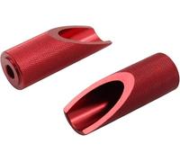 Hivernoi Motorbike pedal Rests Pedals 2pcs Aluminum Alloy Motorbike Motorcycle Foot Pegs(Red)