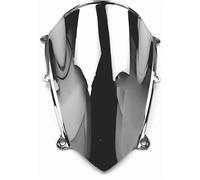 Hivernoi Motorbike Wind Deflector Double Bubble Windshield WindScreen For CBR600RR CBR 600 RR F5 2007 2008 2009 2010 2011 2012(Silver)