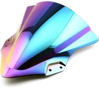 Hivernoi Motorbike Wind Deflector Motorcycle Windshield for for ninja 400 EX400 2018 2019 2020 2021 2022 2023(Deep-iridium)