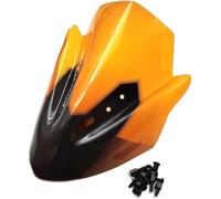 Hivernoi Motorbike Wind Deflector Motorcycle Windshield Windproof Deflectors for ER-6N ER6N 2012-2015 2016(Orange)