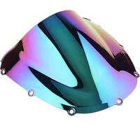 Hivernoi Motorbike Wind Deflector Windshield Double Bubble Wind Deflectors ABS Plastic For CBR 954 RR 2002 2003(Deep-iridium)