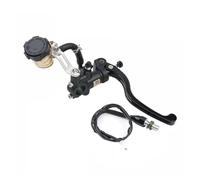 Hivernoi Motorcycle Brake Lever Universal Motorcycle Radial Mounting Brake Clutch for Master Cylinder Handlebar Motorbike Hydraulic Pump Brakes Levers(Black,Right,15mm)