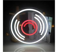 Hivernoi Neon Lamp Colorful Letters Interior Lighting Neon Sign Recording Studio DJ Vinyl Record Wall Decor