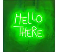 Hivernoi Neon Lamp for Neon Signs Decor for Sign Hello There 5V for Lights for Bedroom