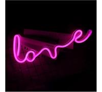 Hivernoi Neon Lamp Neon Sign Lights Love Wall Table Art Night Lighting for Valentine's Day Wedding
