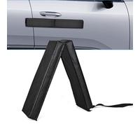 Hivexagon Magnetic Car Door Dent Protector for Non-Aluminum Door Frame Removable Soft Cushion Vinyl Carbon Fiber Embossed Prevent Scratches and Dent Damage (Black)