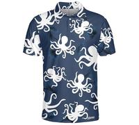 HIVICHI Golf Shirts for Men Funny Golf Polos for Men Tropical Golf Shirts for Men Golf Gift, Aop-polo-60307, 3XL