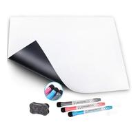 Hivillexun A3 Magnetic Whiteboard for Fridge - Memo Board and Weekly Planner with Dry Wipe Pen for Notes, Reminders, and Meal Planning - Ideal Kitchen Notice Board or to-Do List