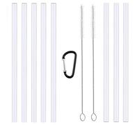 HiVisible 8 Hydroflask Straw Replacement Hydro Flask Straw Replacement Straw for Hydroflask 32 oz 40 oz 64 oz (8 Hydroflask Straws)