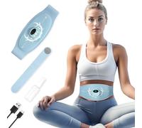 Hiviss ABS Muscle Stimulator EMS Trainer, 62-124cm Waist Suitable Abdominal Muscle Trainer with extension strip, 6 Modes & 15 Intensities, USB Charging