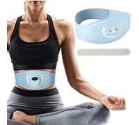 Hiviss EMS Muscle Stimulator Abs Trainer, Abdominal Muscle Trainer, ABS Toning Belt Workout Equipment with 6 Modes & 15 Intensities, USB Charging, Fits 62-124cm Waist