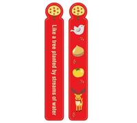 Hiviva Christian Embroidered Bookmarks with Bible Verse Like a Tree Planted by Streams of Water, Inspirational Religious Book Marker Gifts for Women, Kids & Book Lovers, Set of 2, 7.3 x 1.2in