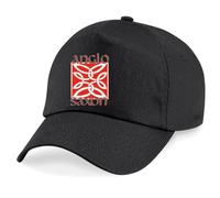 HiViz Kings Anglo Saxon Embroidered Logo Baseball Cap, Pristine Finish (UK, Alpha, One Size, Black)