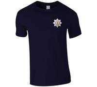 HiViz Kings Coldstream Guards Men's Tshirt British Army Insignia MOD ** 9 Colours Available ** (L, Navy)