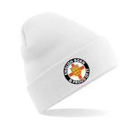HiViz Kings Embroidered Beanie Hat, English Born & Proud of It (UK, Alpha, One Size, White)