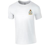 HiViz Kings Embroidered RAF 101 Squadron Men's Tshirt Royal Air Force Insignia MOD Embroidery ** 9 Colours Available ** (UK, Alpha, XXL, Regular, Regular, White)