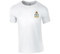 HiViz Kings Embroidered RAF 238 Squadron Men's Tshirt Royal Air Force Insignia MOD Embroidery ** 9 Colours Available ** (UK, Alpha, XL, Regular, Regular, White)