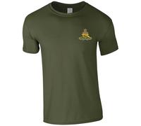 HiViz Kings Embroidered Royal Artillery Men's Tshirt British Army Insignia MOD Embroidery ** 9 Colours Available ** (UK, Alpha, XXL, Regular, Regular, Olive)